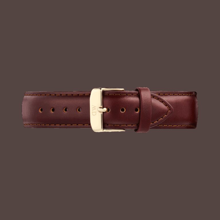 Daniel Wellington DW Armband Leather 21mm Gold