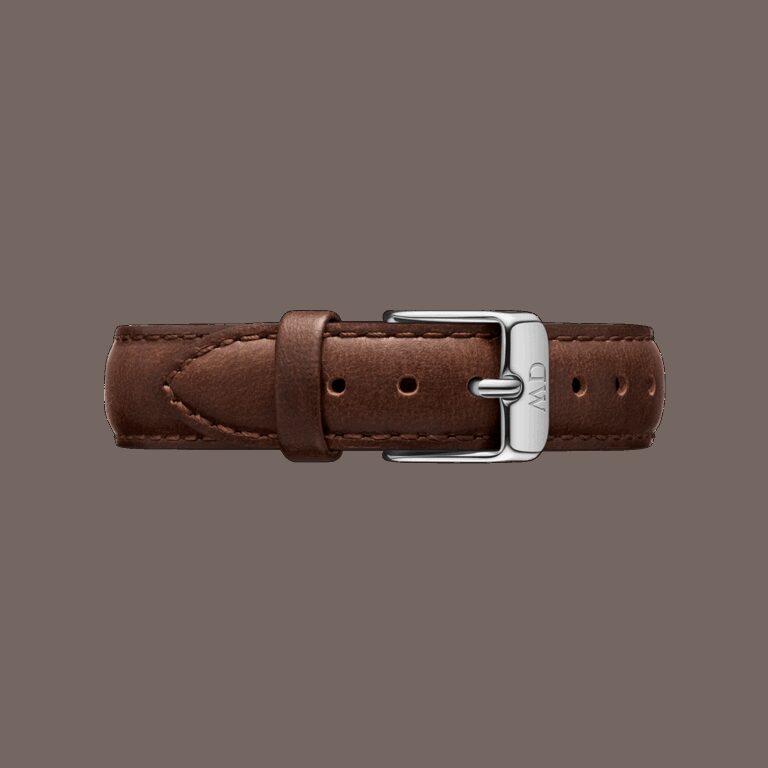 Daniel Wellington DW Armband Leather Bristol 12mm Silver