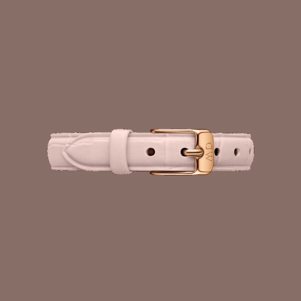 Daniel Wellington DW Armband Leather Pressed Rouge 10mm Rose Gold
