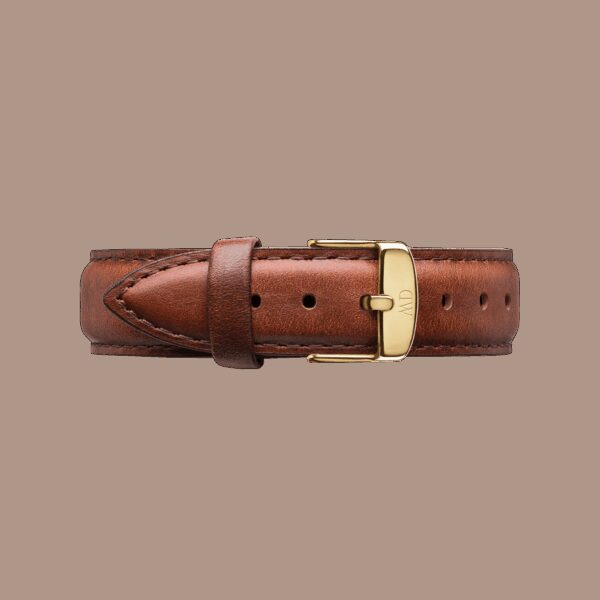 Daniel Wellington DW Armband Leather St Mawes 18mm Gold