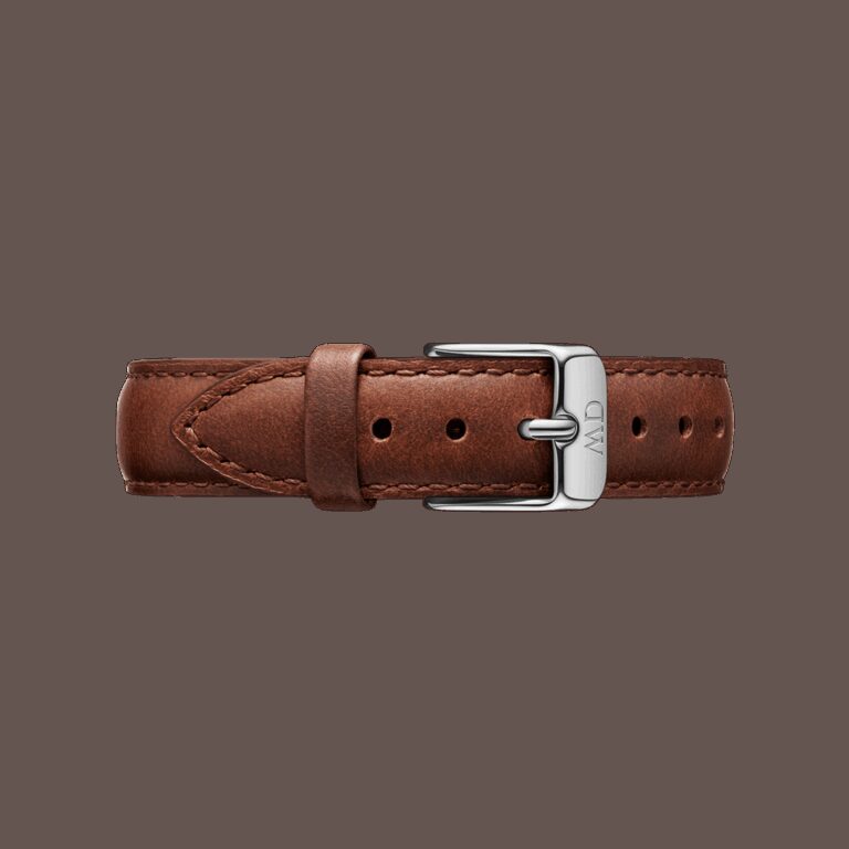 Daniel Wellington DW Armband Leather St Mawes 12mm Silver