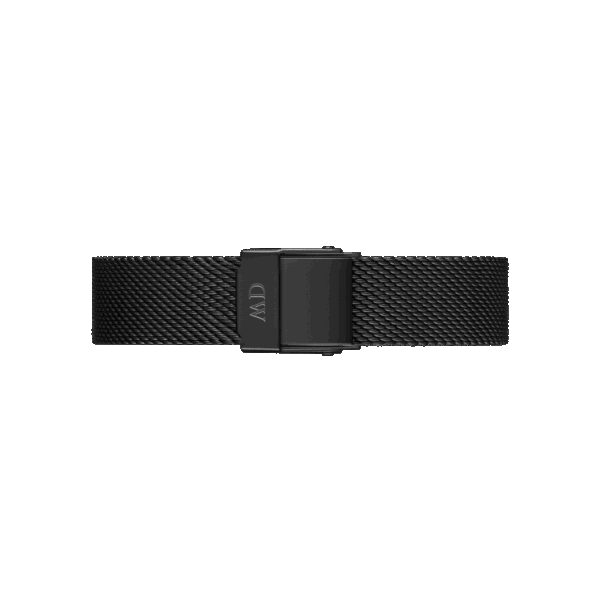 Daniel Wellington DW Armband mesh Sterling 12mm Black