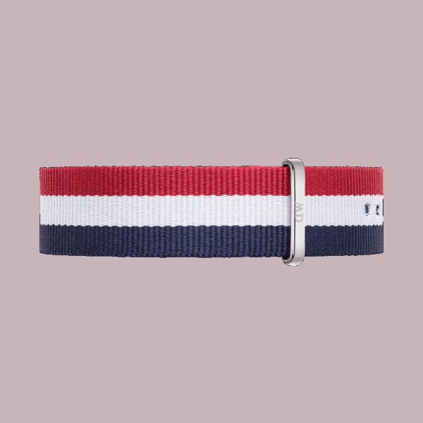 Daniel Wellington DW Armband Nato Cambridge 20mm Silver