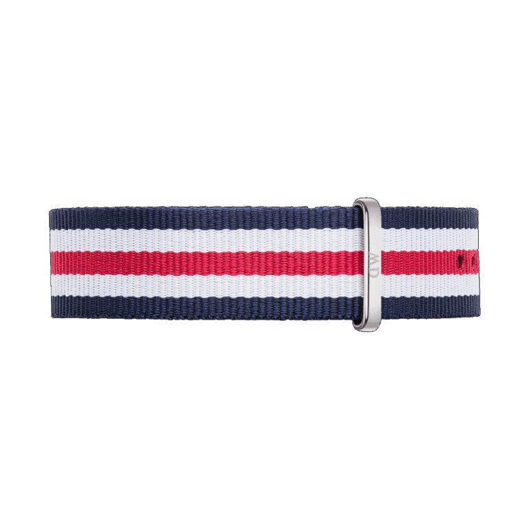 Daniel Wellington DW Armband Nato Canterbury 18mm Silver