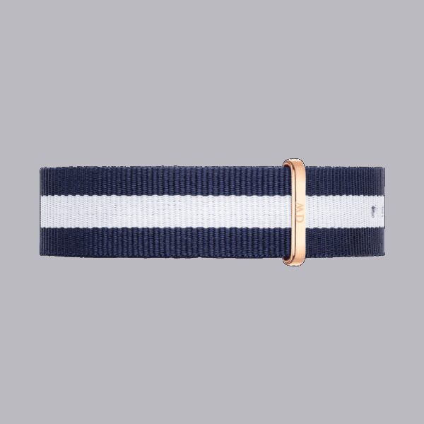 Daniel Wellington DW Armband Nato Glasgow 18mm Rose Gold