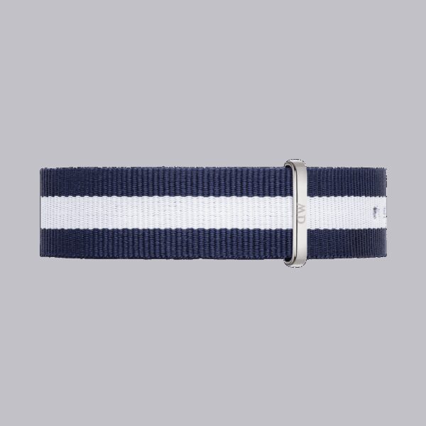 Daniel Wellington DW Armband Nato Glasgow 18mm Silver