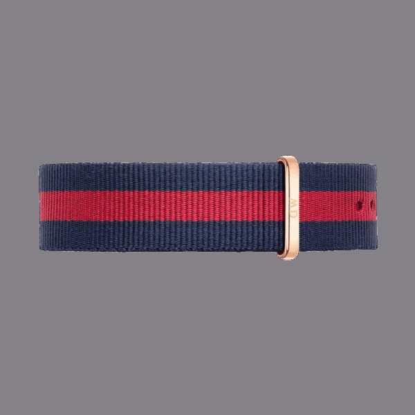Daniel Wellington DW Armband Nato Oxford 18mm Rose Gold