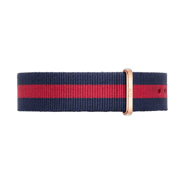 Daniel Wellington DW Armband Nato Oxford 18mm Rose Gold