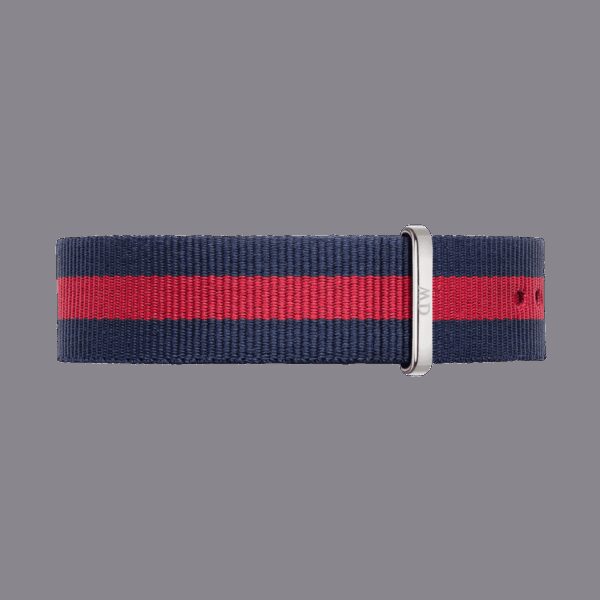 Daniel Wellington DW Armband Nato Oxford 18mm Silver