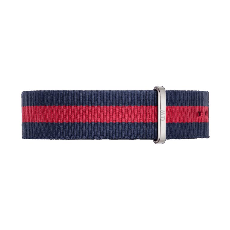 Daniel Wellington DW Armband Nato Oxford 18mm Silver
