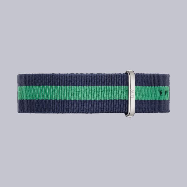 Daniel Wellington DW Armband Nato Warwick 20mm Silver