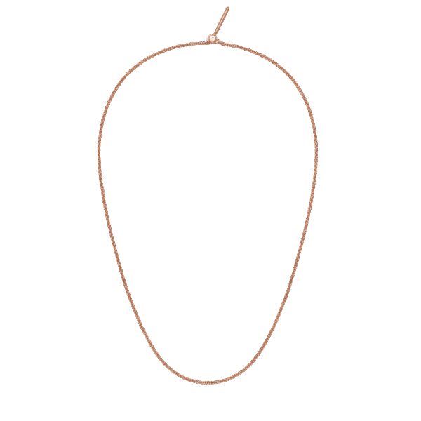 Daniel Wellington DW Charm Chain Necklace < 50 cm Rose Gold