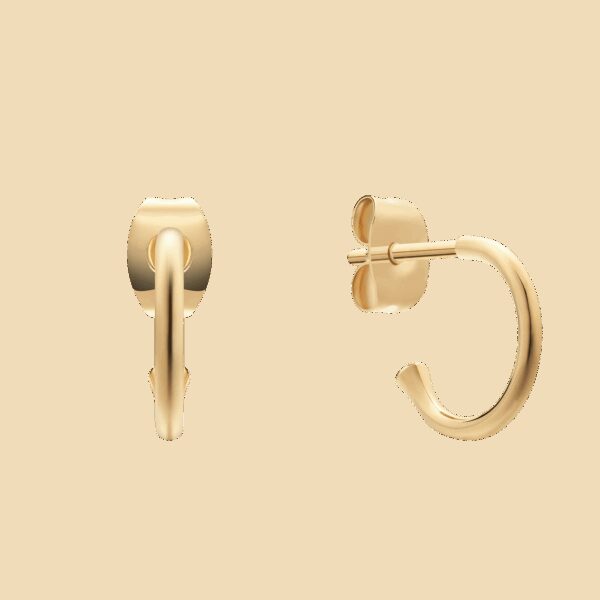 Daniel Wellington DW Charm Charms Earrings Gold One Size