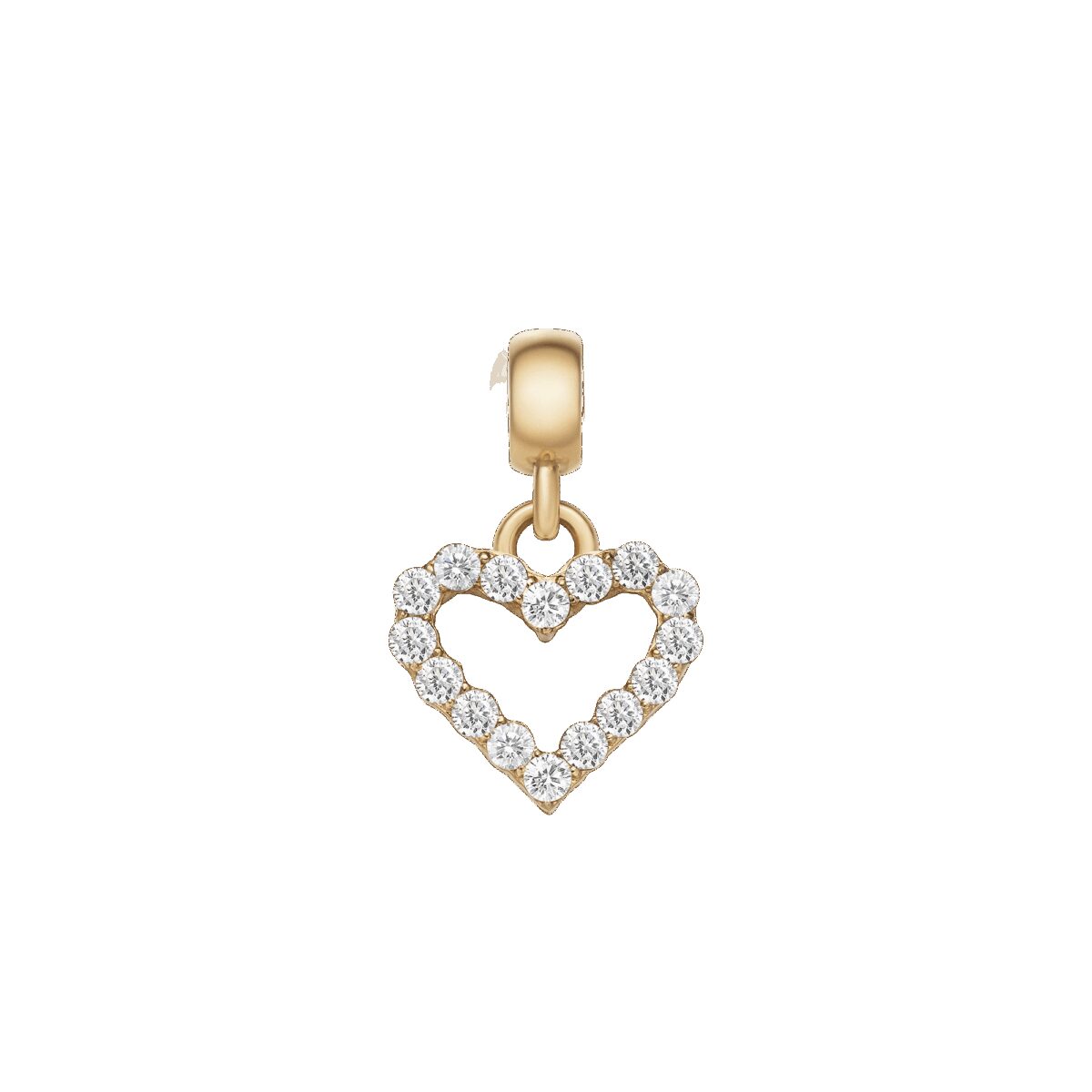 Daniel Wellington DW Charm Heart 13mm Gold