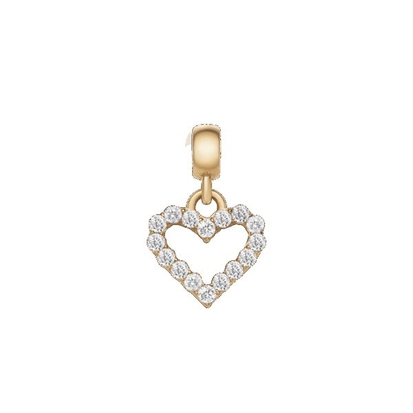 Daniel Wellington DW Charm Heart 13mm Gold