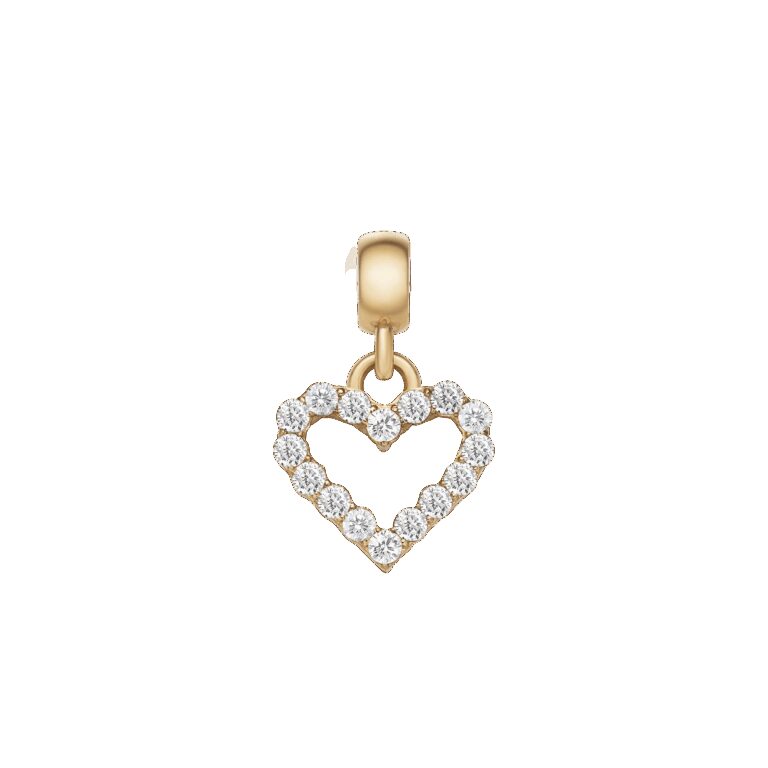 Daniel Wellington DW Charm Heart 13mm Gold