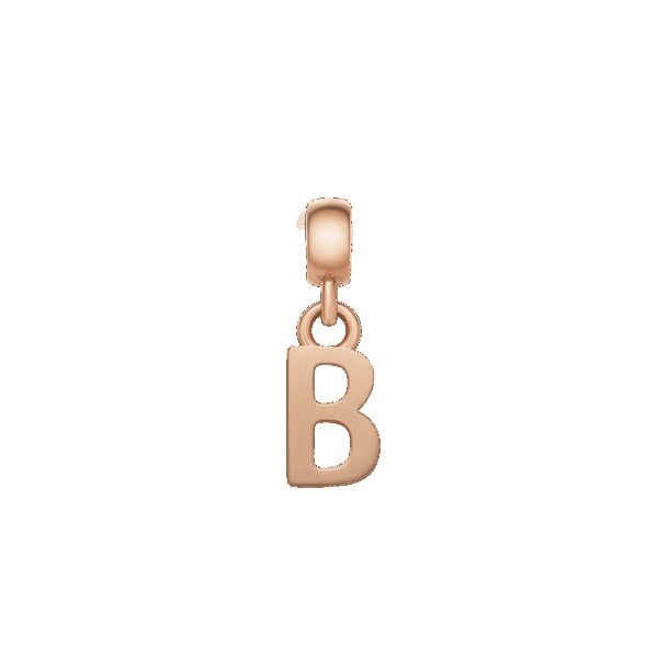 Daniel Wellington DW Charm Letter B Rose Gold