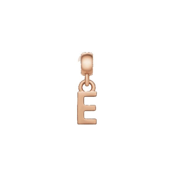 Daniel Wellington DW Charm Letter E Rose Gold