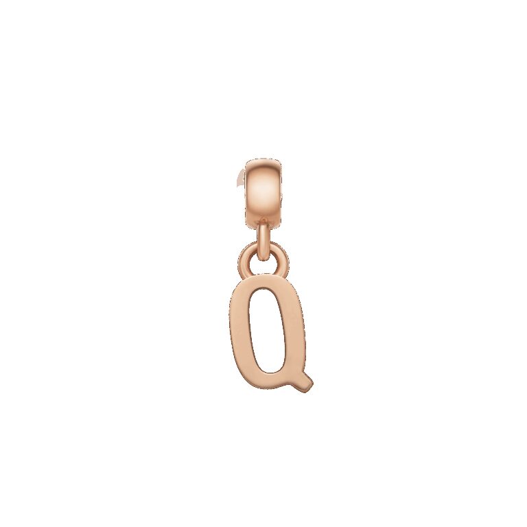 Daniel Wellington DW Charm Letter Q Rose Gold