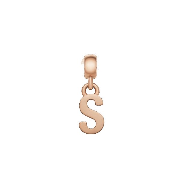 Daniel Wellington DW Charm Letter S Rose Gold