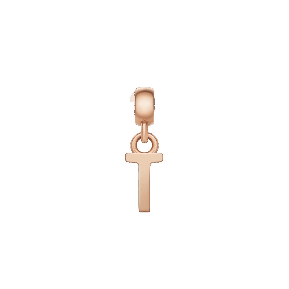 Daniel Wellington DW Charm Letter T Rose Gold