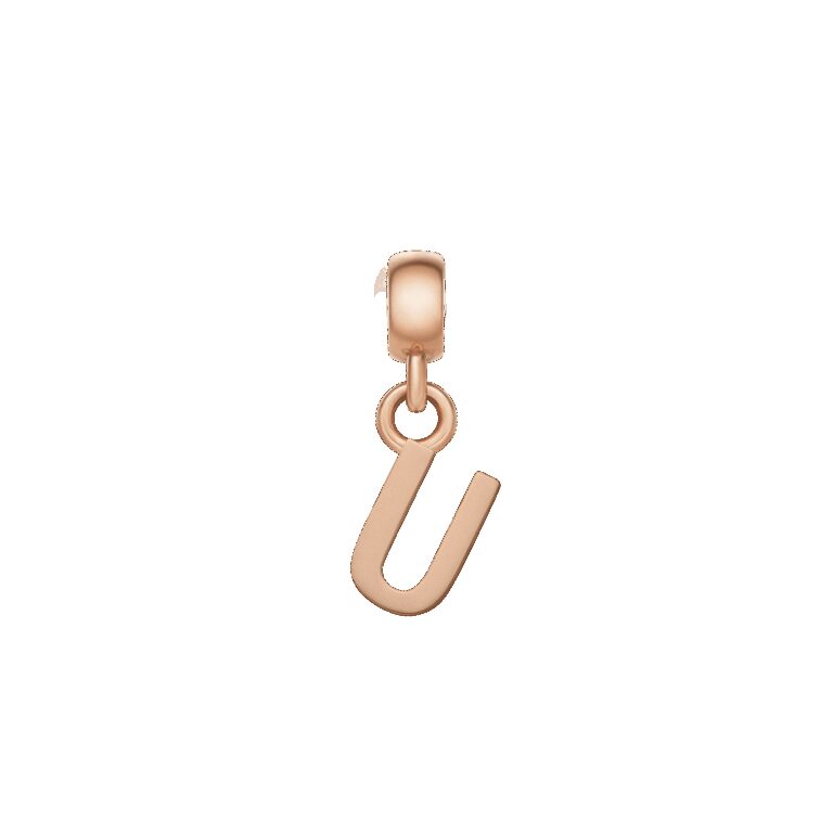 Daniel Wellington DW Charm Letter U Rose Gold