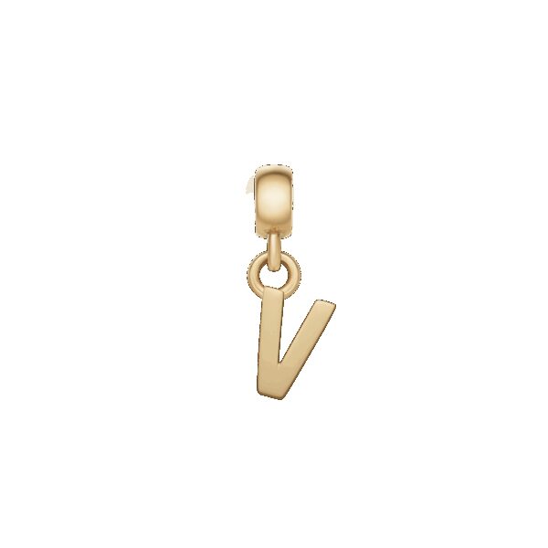 Daniel Wellington DW Charm Letter V Gold