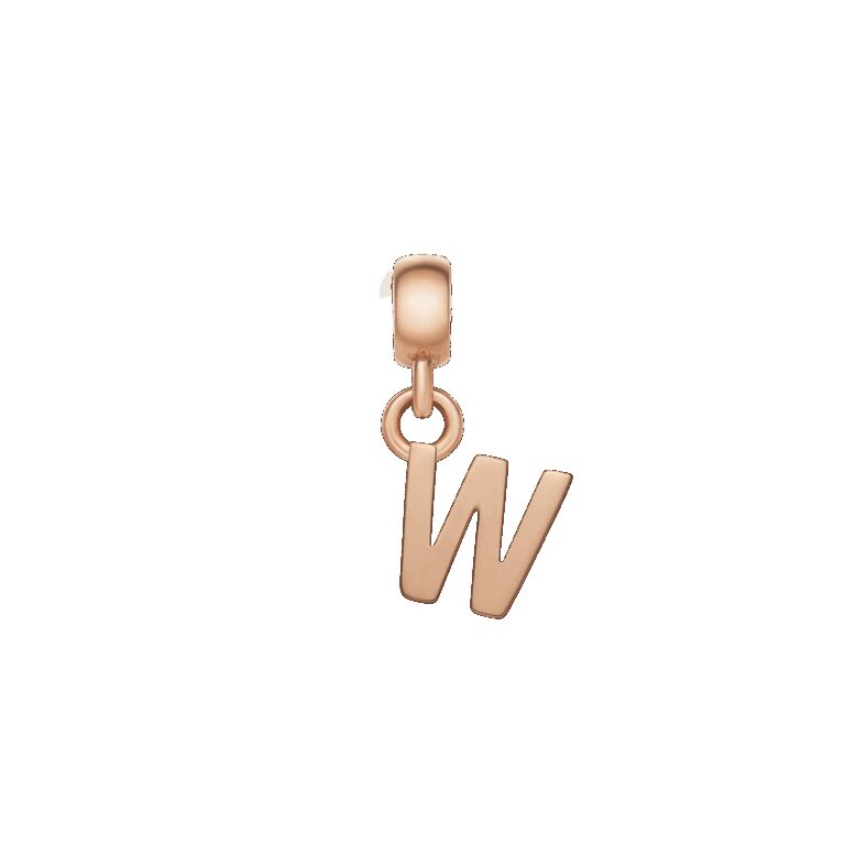 Daniel Wellington DW Charm Letter W Rose Gold
