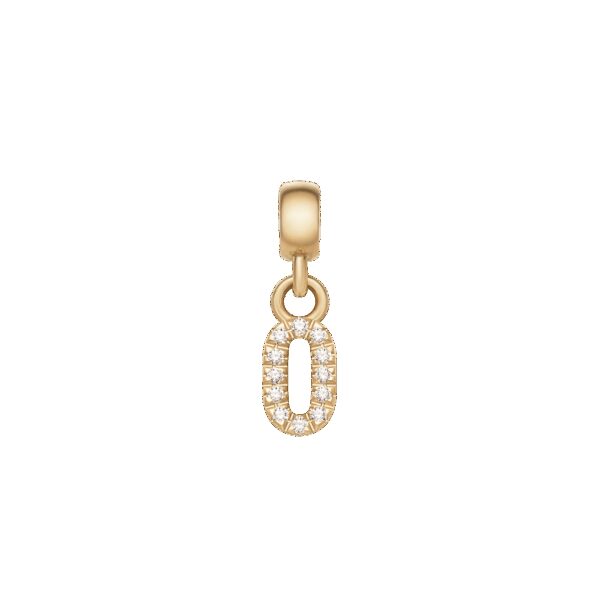 Daniel Wellington DW Charm Number 0 Gold