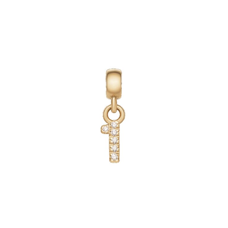 Daniel Wellington DW Charm Number 1 Gold