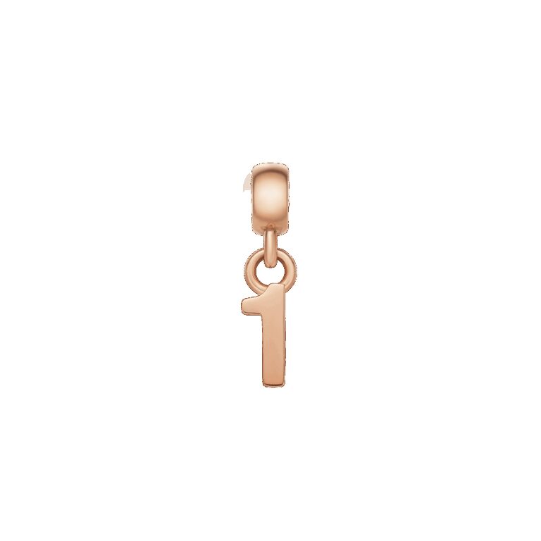 Daniel Wellington DW Charm Number 1 Rose Gold