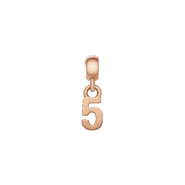 Daniel Wellington DW Charm Number 5 Rose Gold
