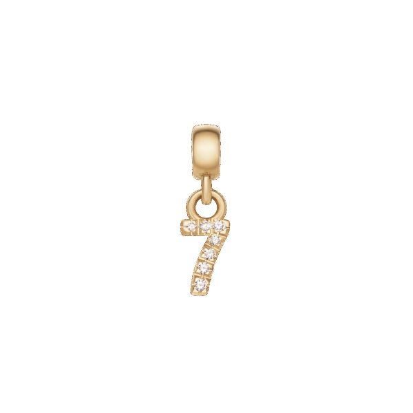 Daniel Wellington DW Charm Number 7 Gold
