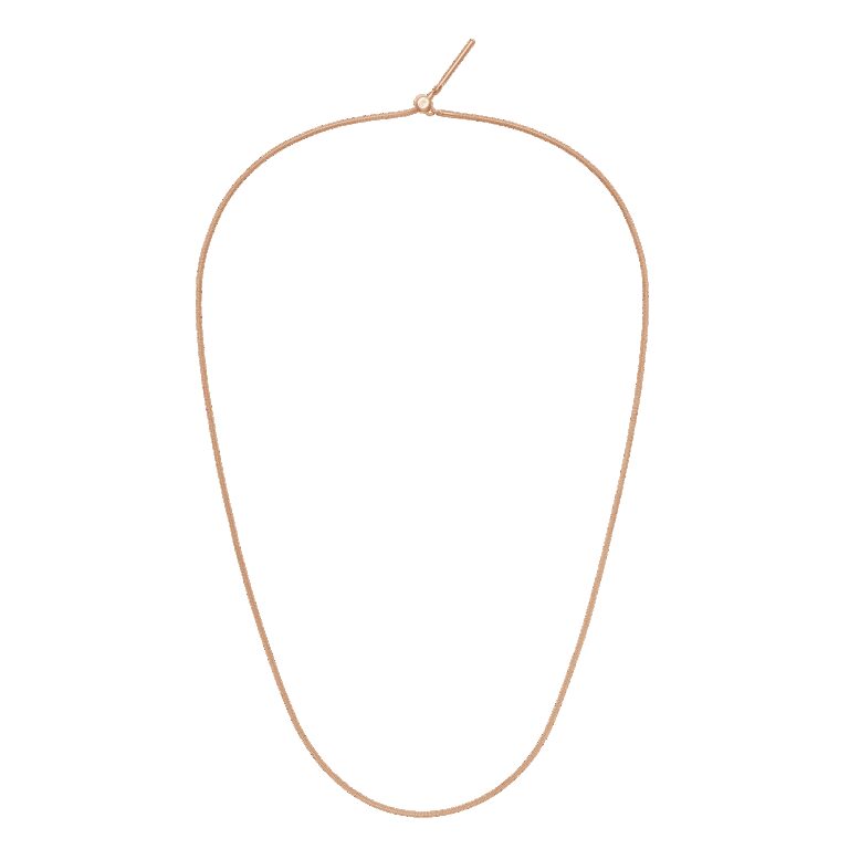 Daniel Wellington DW Charm Snake Necklace < 50 cm Rose Gold