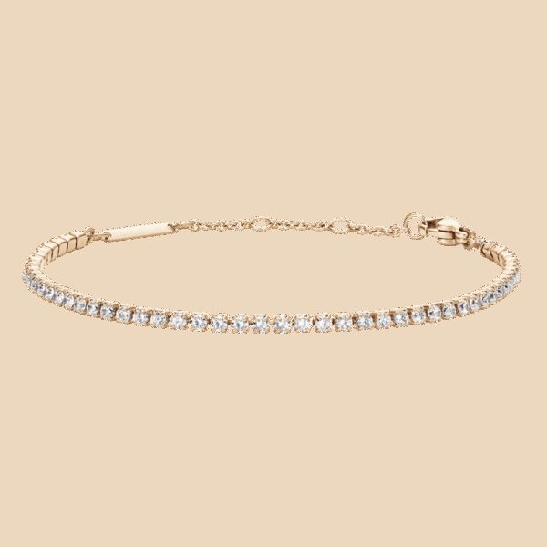 Daniel Wellington DW Classic Tennis Bracelet 155-185 mm Rose Gold