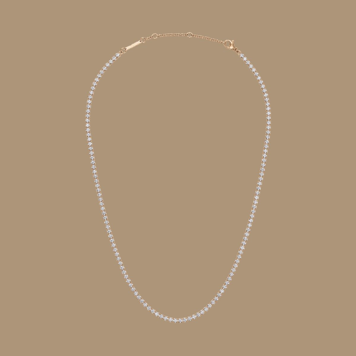 Daniel Wellington DW Classic Tennis Necklace 40-44 cm Rose Gold