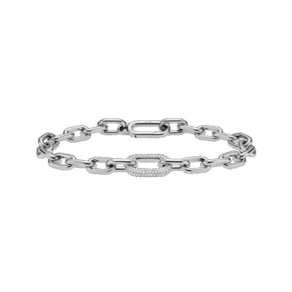 Daniel Wellington DW Crystal Link 185mm Silver