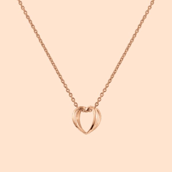 Daniel Wellington DW Elan Le Coeur Necklace One Size Rose Gold