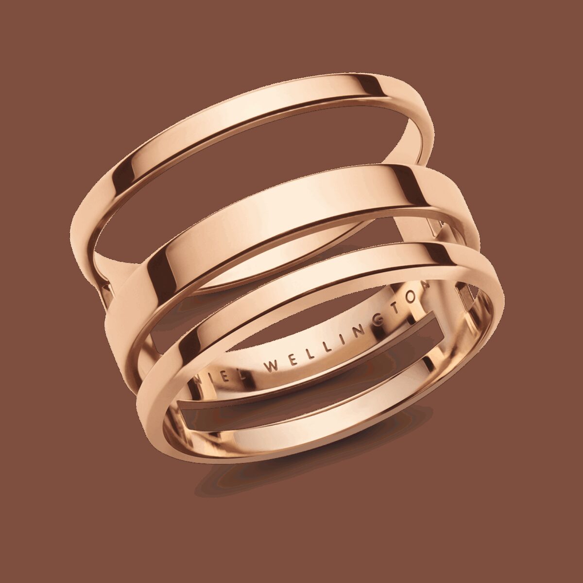Daniel Wellington DW Elan Triad Ring 60 Rose Gold