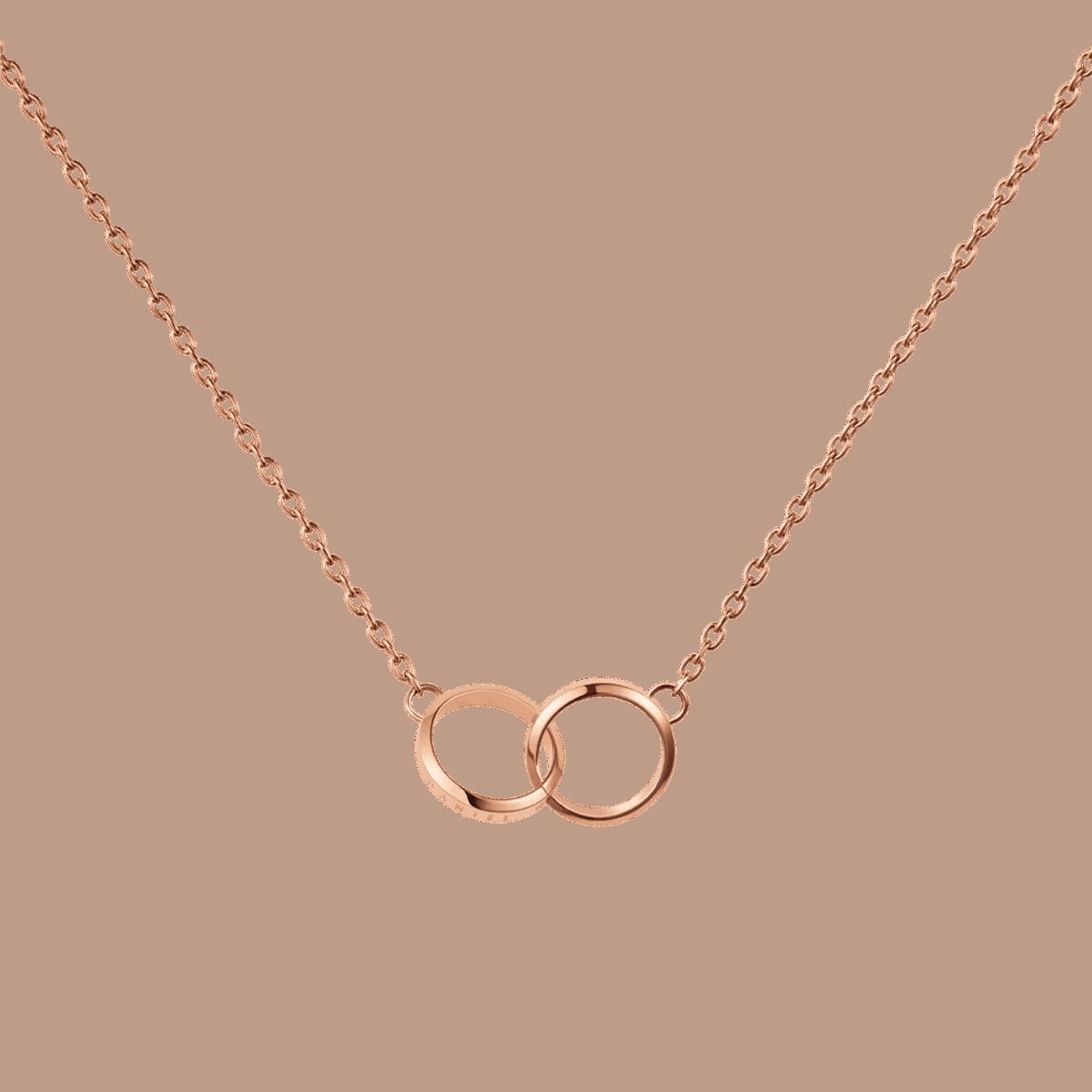 Daniel Wellington DW Elan Unity Necklace One Size Rose Gold