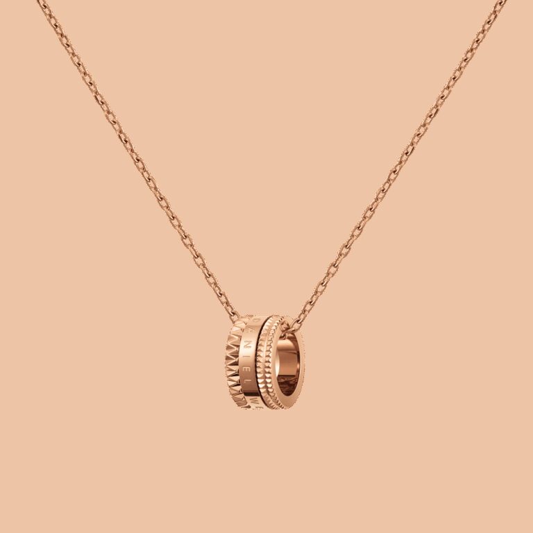 Daniel Wellington DW Elevation Necklace 45-49cm Rose Gold