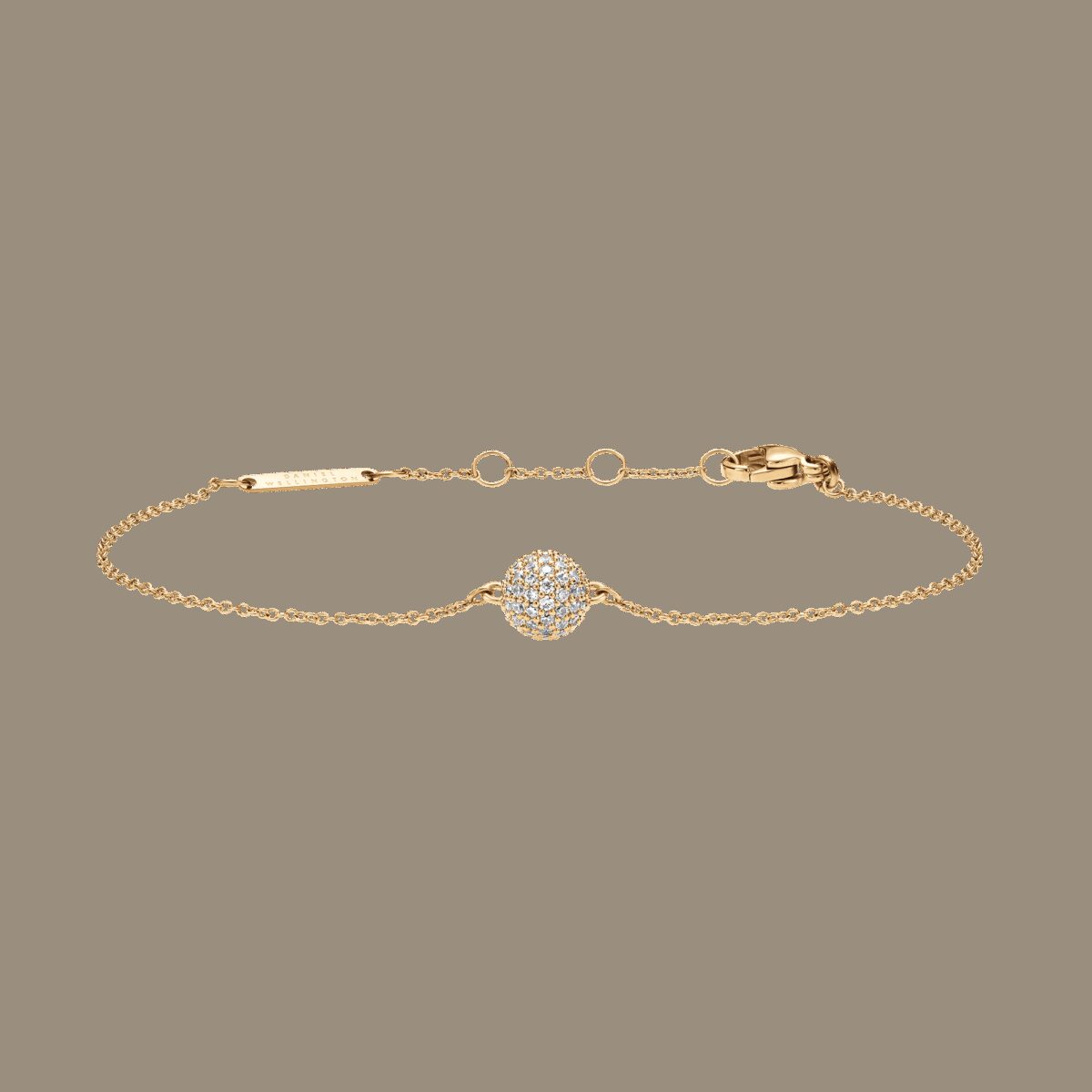 Daniel Wellington DW Pavé Crystal 155-185 mm Gold