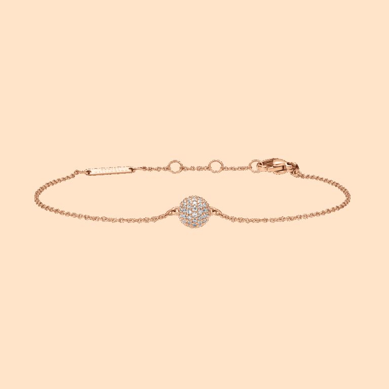 Daniel Wellington DW Pavé Crystal 155-185 mm Rose Gold