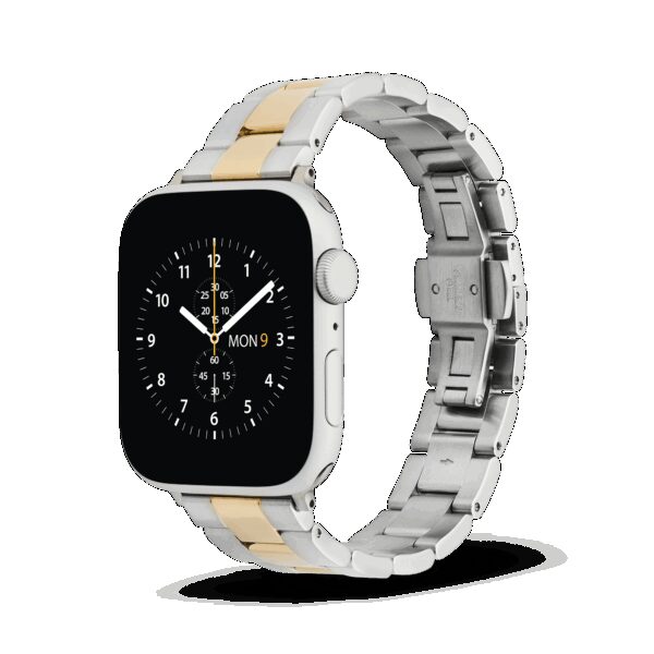 Daniel Wellington DW Smartwatch Straps 20mm Silver/Gold