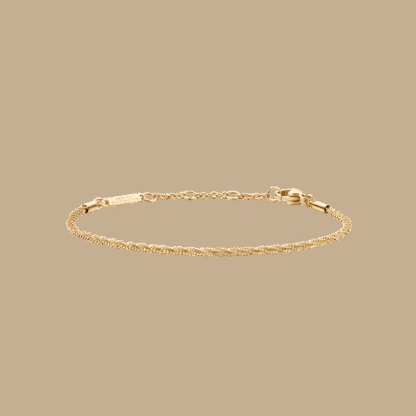 Daniel Wellington DW Staple Twisted 155-185 mm Gold