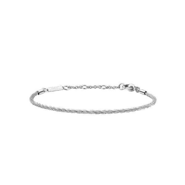 Daniel Wellington DW Staple Twisted 155-185 mm Silver