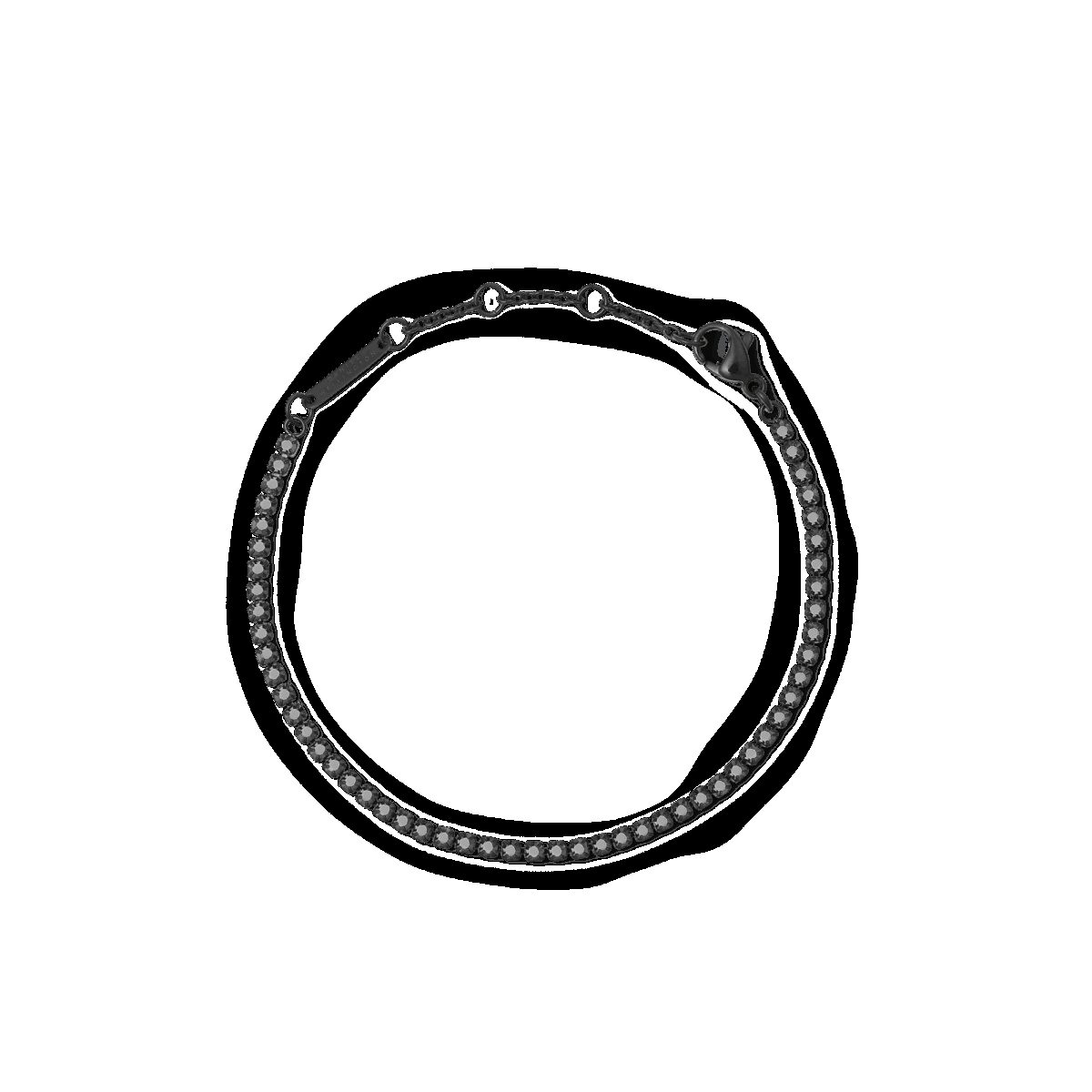 Daniel Wellington DW Tennis 155-185mm Black