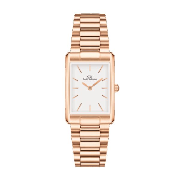 Daniel Wellington DW Uhr Bound 3-Link Rose Gold 24x35mm MIC