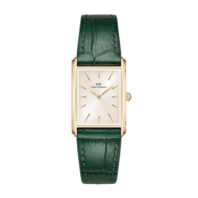 Daniel Wellington DW Uhr Bound Crocodile Champagne Sunray Gold 22x32