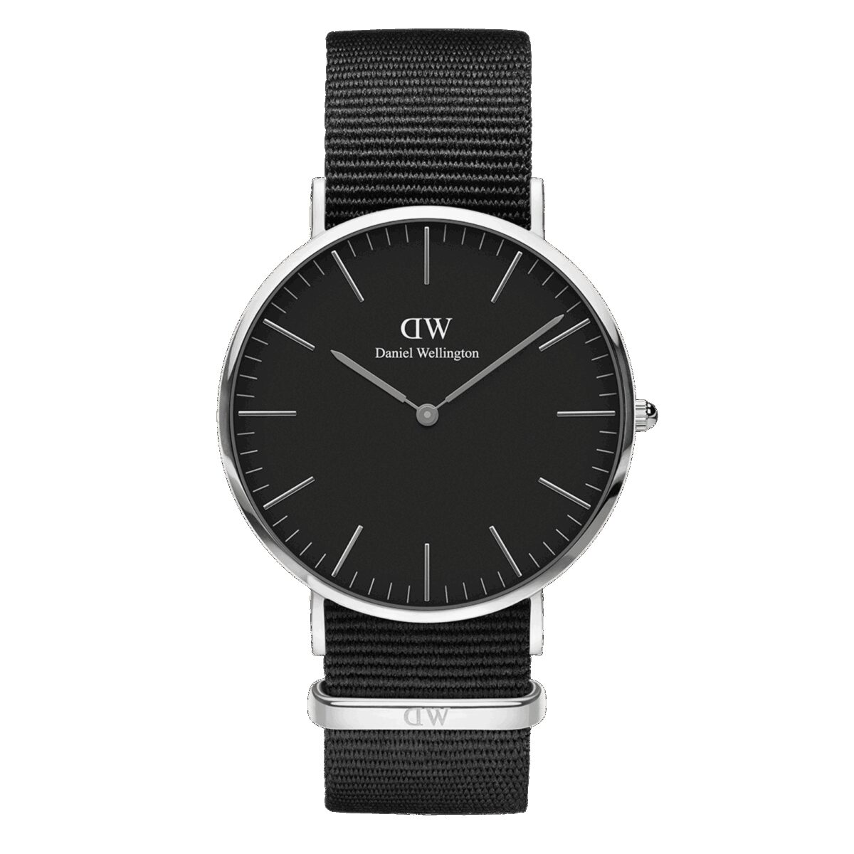 Daniel Wellington DW Uhr Classic Cornwall Black Silver 36mm
